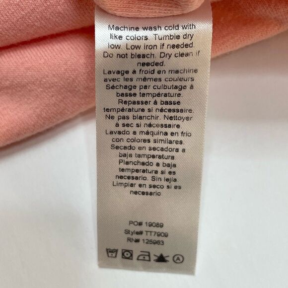 Beyond Yoga Tropez Pullover Peach Blush Crop Sweatshirt Size Small - Picture 9 of 11